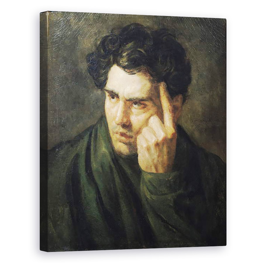 Tablou canvas - Theodore Gericault - Portretul Domnului Byron 1788-1824, 80 x 100 cm