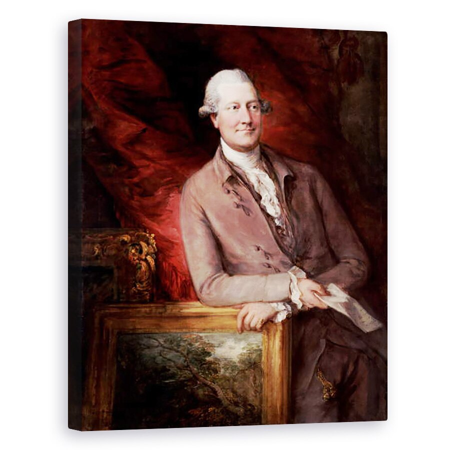 Tablou canvas - Thomas Gainsborough - Portretul lui James Christie 1730-1803, 80 x 100 cm