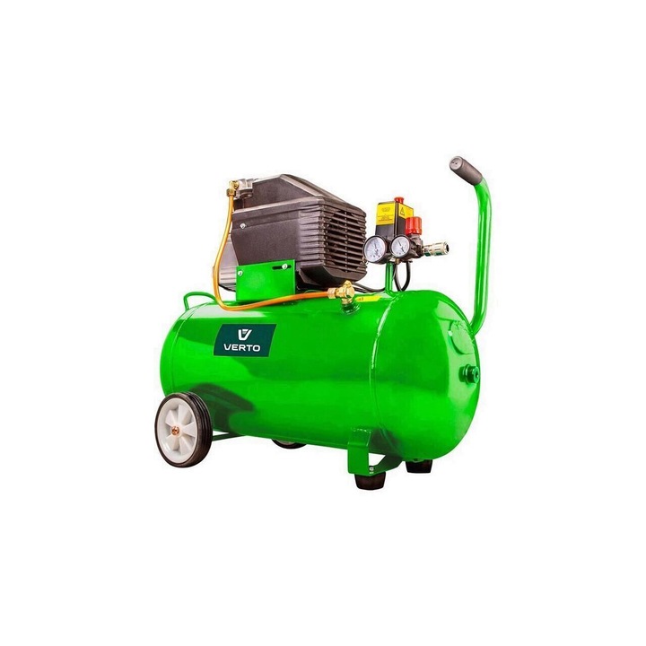 Compresor ulei 50L 1500W 230V VERTO 73K004