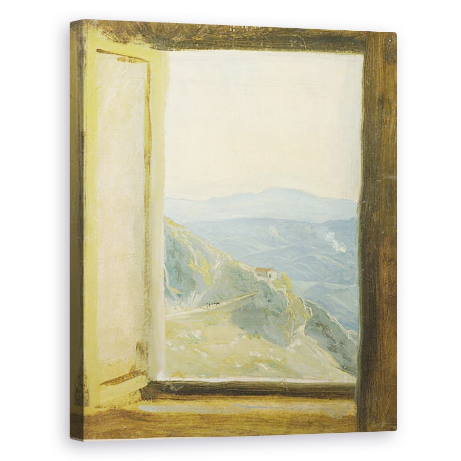 Tablou canvas - Rudolph Friedrich Wasmann - Vedere Campania, 80 x 100 cm
