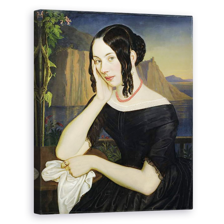 Tablou canvas - Rudolph Friedrich Wasmann - Katharina Kern de la Sterzing, 80 x 100 cm