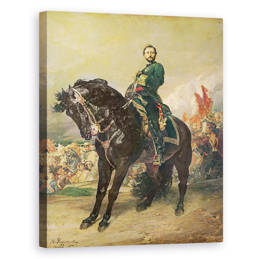 Tablou canvas - Henri Alexandre Georges Regnault - Juan Prim y Prats 1814-70 8 octombrie 1868, 80 x 100 cm