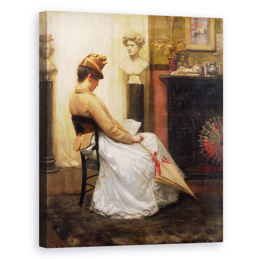 Tablou canvas - Henry John Hudson - Scrisoarea, 40 x 50 cm