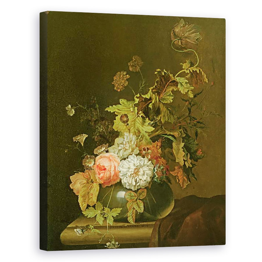 Tablou canvas - Herman van der Myn - Studiu de flori, 80 x 100 cm