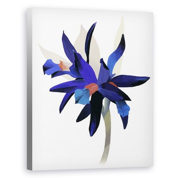 Tablou canvas - Hiroyuki Izutsu - O floare imaginara cu o baza albastra., 40 x 50 cm Tablou canvas - Hiroyuki Izutsu - O floare imaginara cu o baza albastra., 40 x 50 cm