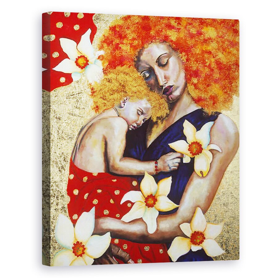 Tablou canvas - Hilary Dunne - Mama si Copil, 80 x 100 cm
