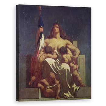 Tablou canvas - Honore Daumier - Republica schita, 80 x 100 cm Tablou canvas - Honore Daumier - Republica schita, 80 x 100 cm