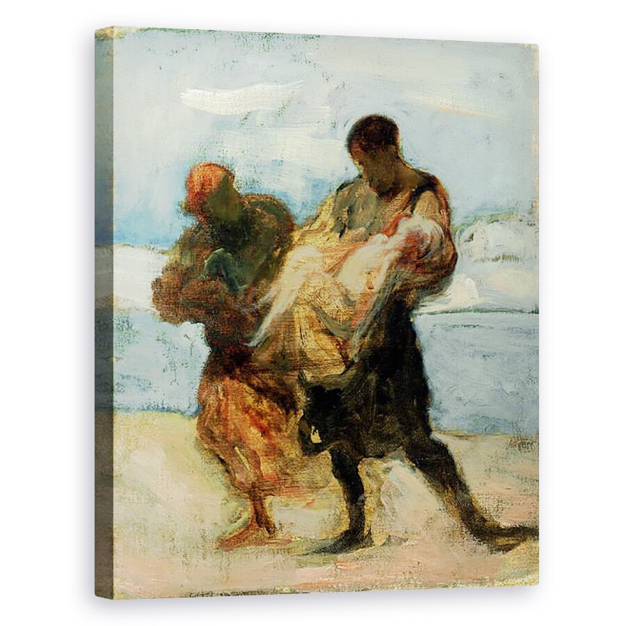 Tablou canvas - Honore Daumier - Salvarea, 80 x 100 cm