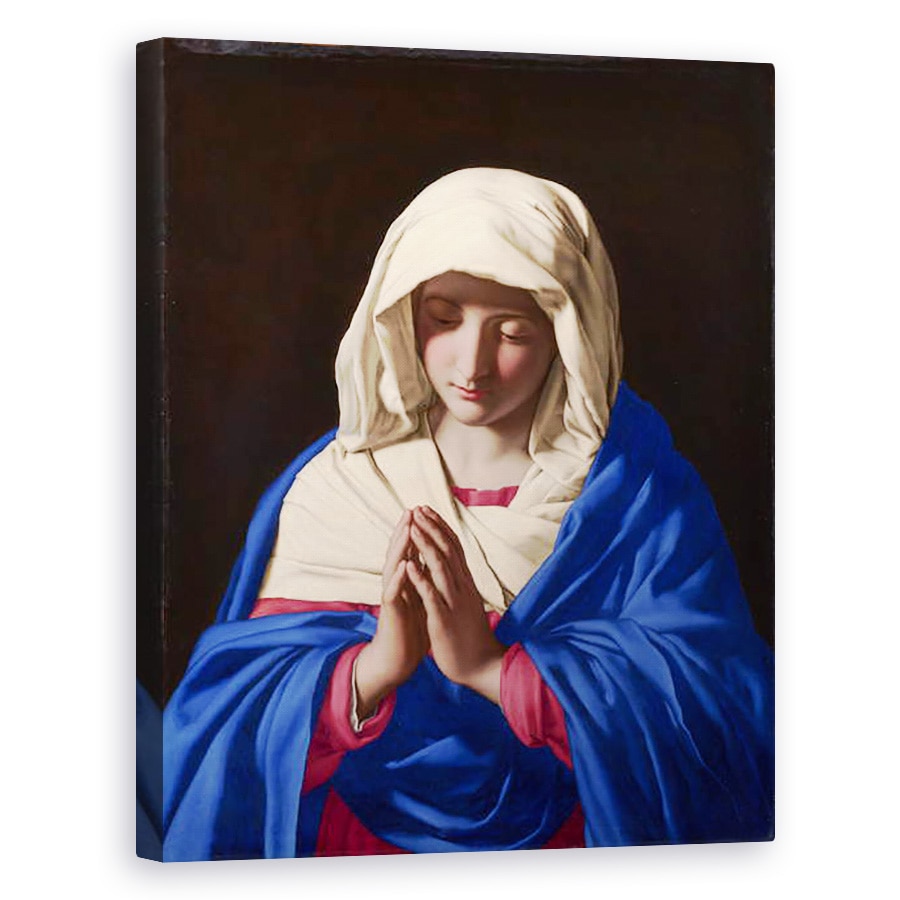 Tablou canvas - Il Sassoferrato - Fecioara in rugaciune, 80 x 100 cm