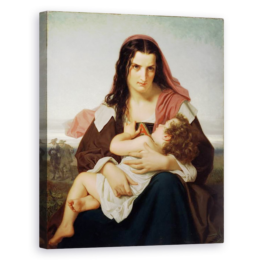 Tablou canvas - Hugues Merle - Scrisoarea stacojie, 80 x 100 cm