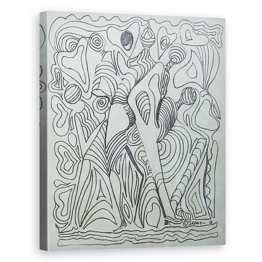 Tablou canvas - Ikahl Beckford - Toate conectate, 80 x 100 cm