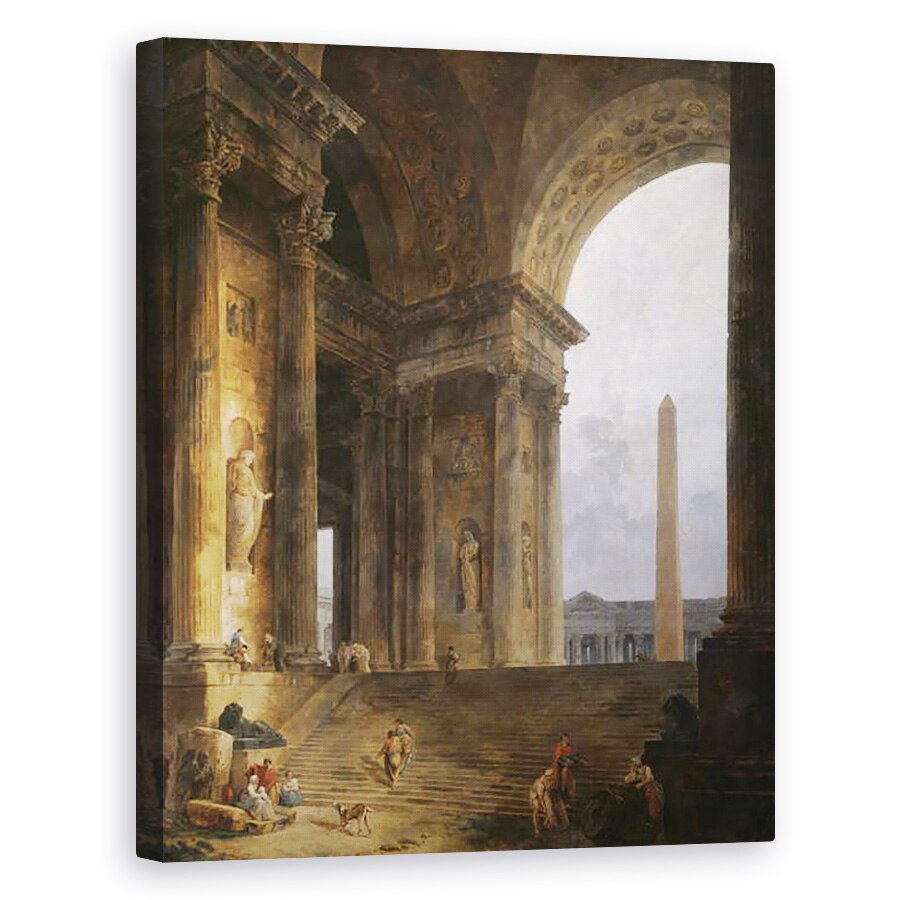 Tablou canvas - Hubert Robert - Obeliscul, 80 x 100 cm