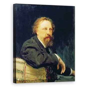 Tablou canvas - Ilya Efimovich Repin - Portretul Autorului Contele Alexey K. Tolstoi 1817-1875, 80 x 100 cm Tablou canvas - Ilya Efimovich Repin - Portretul Autorului Contele Alexey K. Tolstoi 1817-1875, 80 x 100 cm