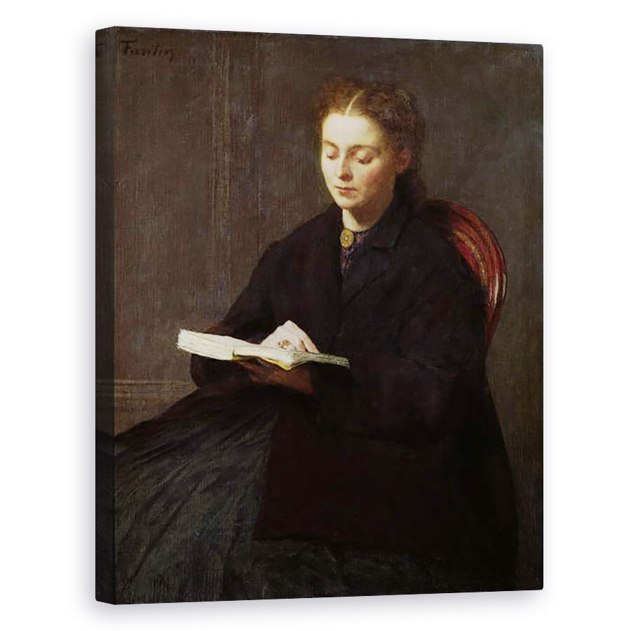 Tablou canvas - Ignace Henri Jean Fantin-Latour - Citire, 40 x 50 cm