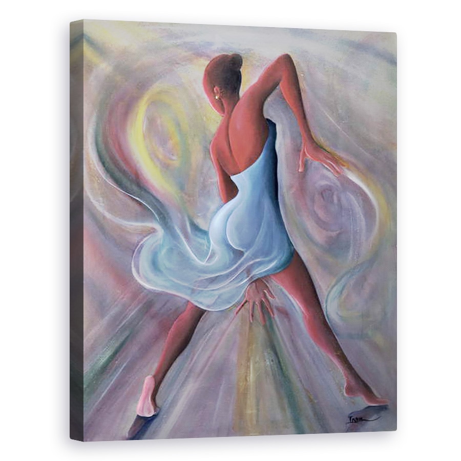 Tablou canvas - Ikahl Beckford - Rochie albastra, 80 x 100 cm
