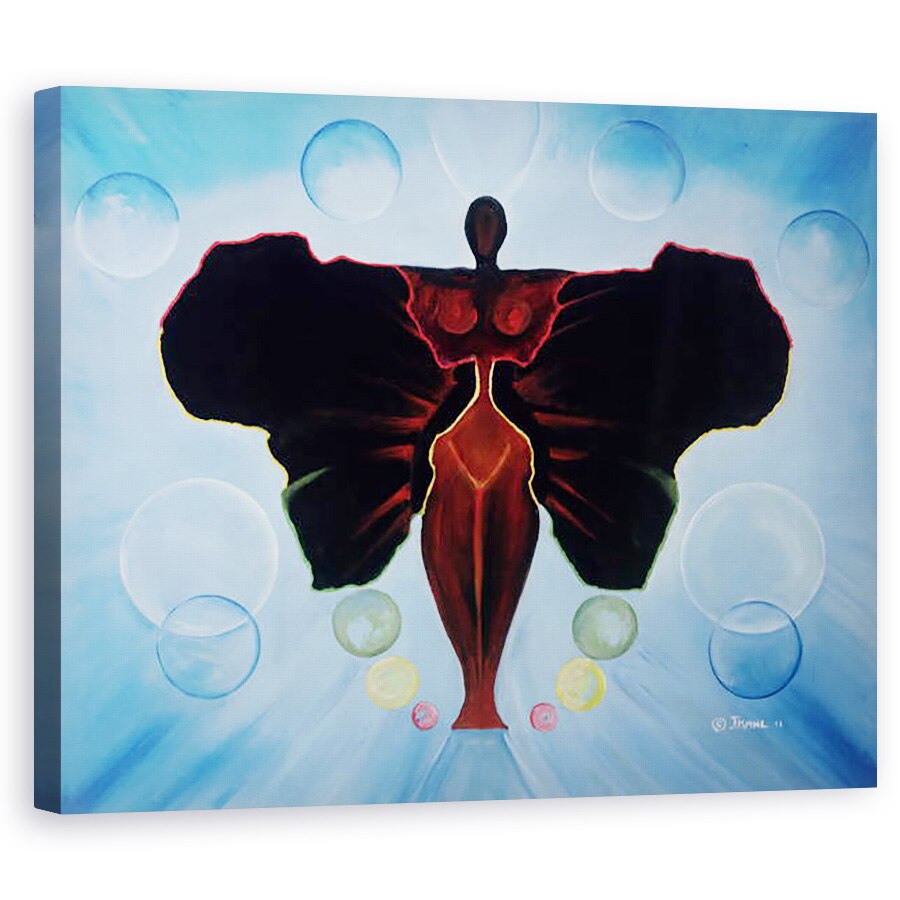 Tablou canvas - Ikahl Beckford - Fluture Negru, 80 x 100 cm