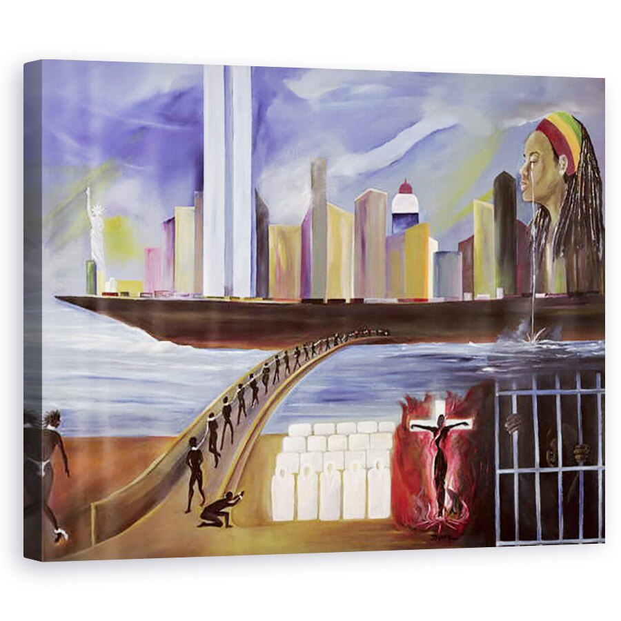 Tablou canvas - Ikahl Beckford - Raul Babilonului, 80 x 100 cm