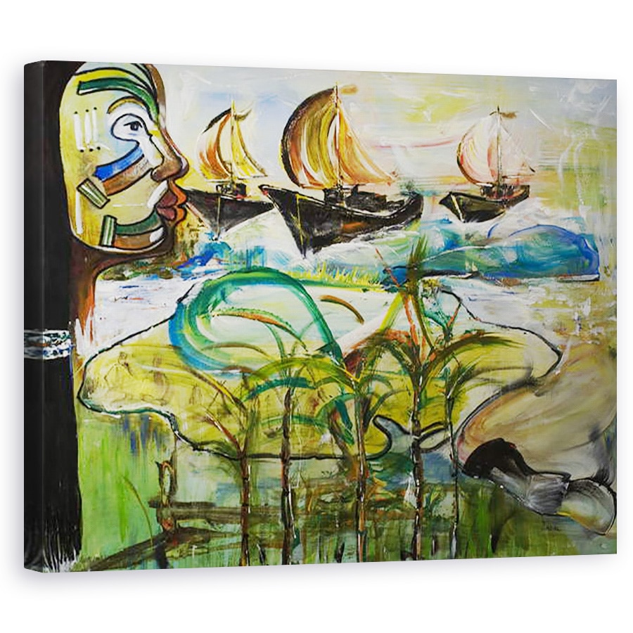 Tablou canvas - Ikahl Beckford - Aborigenii, 40 x 50 cm
