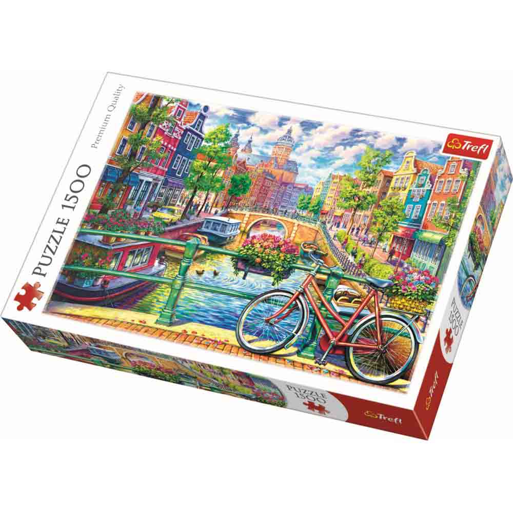 Puzzle Trefl, Amsterdam, 1500 piese