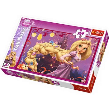 Puzzle Trefl, Disney Princess, Rapunzel cu parul magic, 160 piese Puzzle Trefl, Disney Princess, Rapunzel cu parul magic, 160 piese