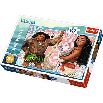 Puzzle Trefl, Vaiana Cu Prietenii, 100 piese Puzzle Trefl, Vaiana Cu Prietenii, 100 piese