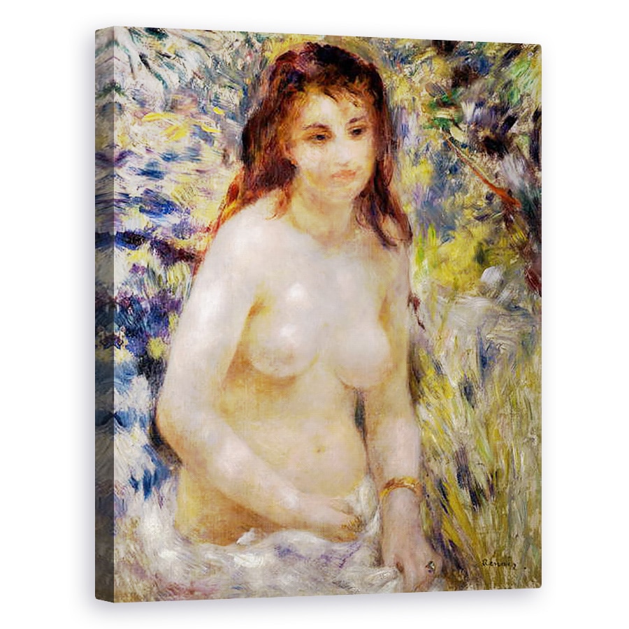 Tablou canvas - Pierre Auguste Renoir - Studiu. Torsul, efectul luminii solare, 40 x 50 cm