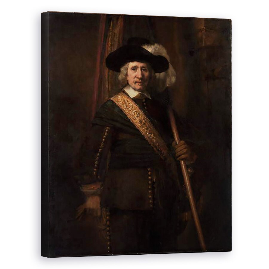 Tablou canvas - Rembrandt Harmensz van Rijn - Purtatorul Standard, Floris Soop, 60 x 75 cm