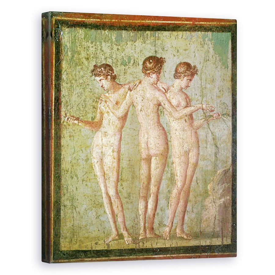 Tablou canvas - Roman - Trei Gratii, 80 x 100 cm