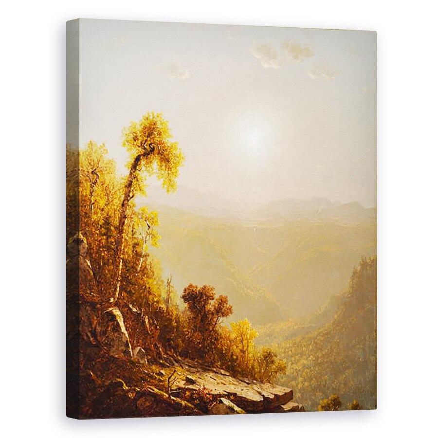 Tablou canvas - Sanford Robinson Gifford - Octombrie in Catskills, 40 x 50 cm