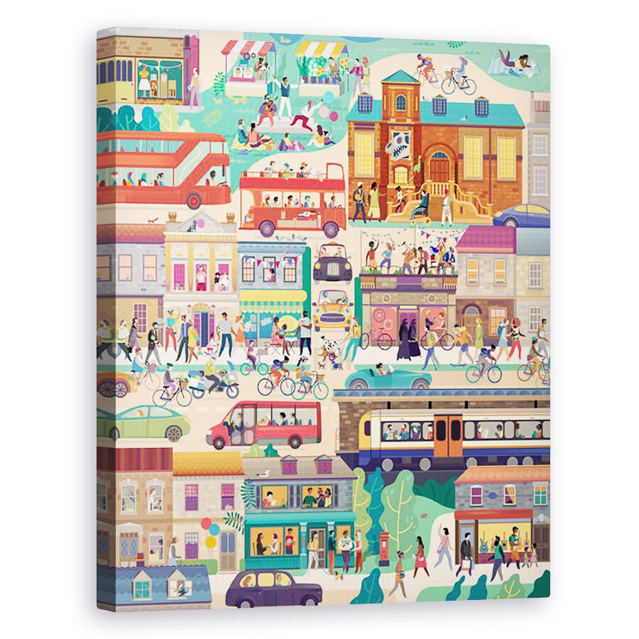 Tablou canvas - Runa Anastasiya Rudaya - Oras, 80 x 100 cm