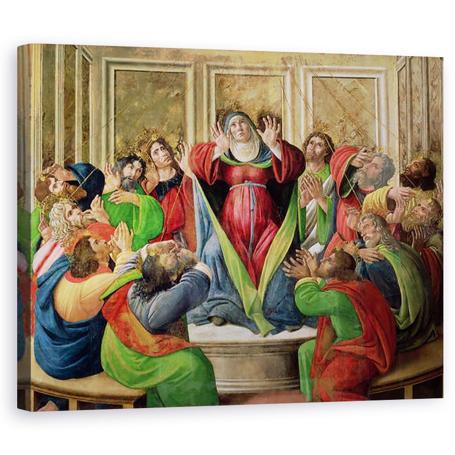 Tablou canvas - Sandro Botticelli - Coborarea Duhului Sfant, 80 x 100 cm