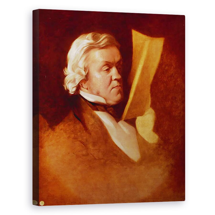 Tablou canvas - Samuel Laurence - William Makepeace Thackeray, 40 x 50 cm