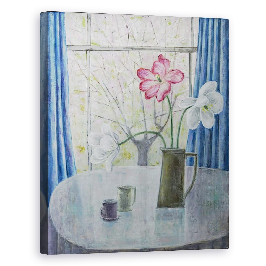 Tablou canvas - Ruth Addinall - Lalele cu Flori de Cires, 80 x 100 cm
