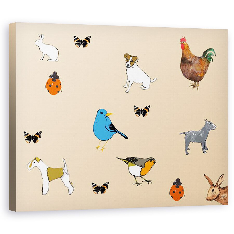 Tablou canvas - Sarah Thompson-Engels - Animale mixte, 40 x 50 cm