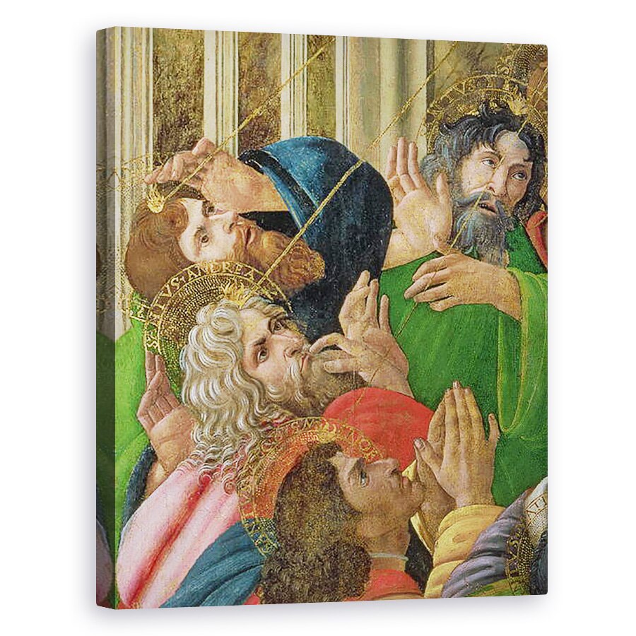 Tablou canvas - Sandro Botticelli - Detaliu al coborarii Duhului Sfant, 80 x 100 cm
