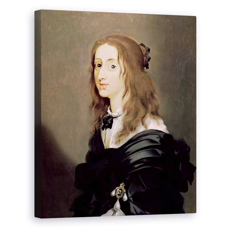 Tablou canvas - Sebastien Bourdon - Regina Christina a Suediei 1626-89 1652, 80 x 100 cm