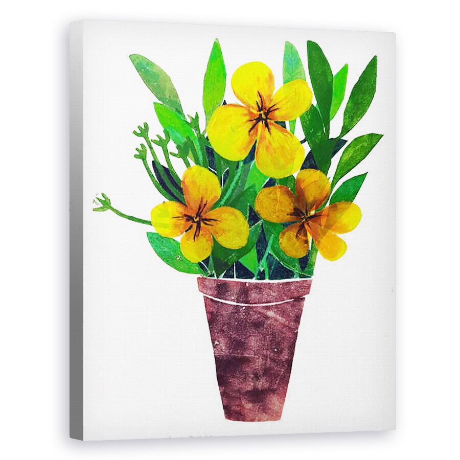 Tablou canvas - Sarah Thompson-Engels - Ghighiveci galben,2019, 80 x 100 cm