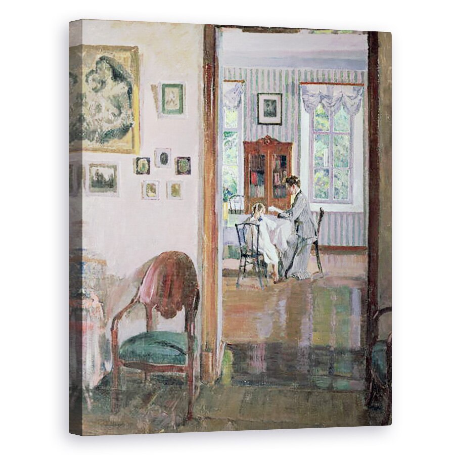 Tablou canvas - Sergei Arsenevich Vinogradov - Interior, 80 x 100 cm