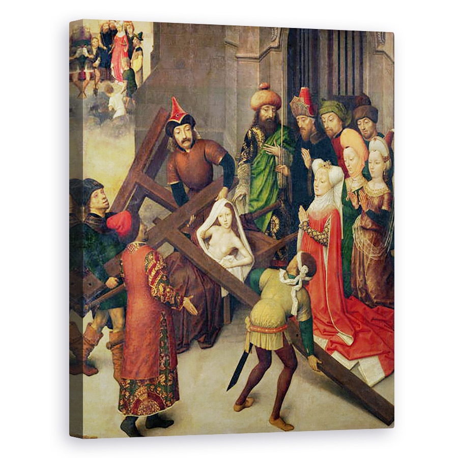 Tablou canvas - Simon Marmion - Sfanta Elena si miracolul crucii adevarate, 80 x 100 cm
