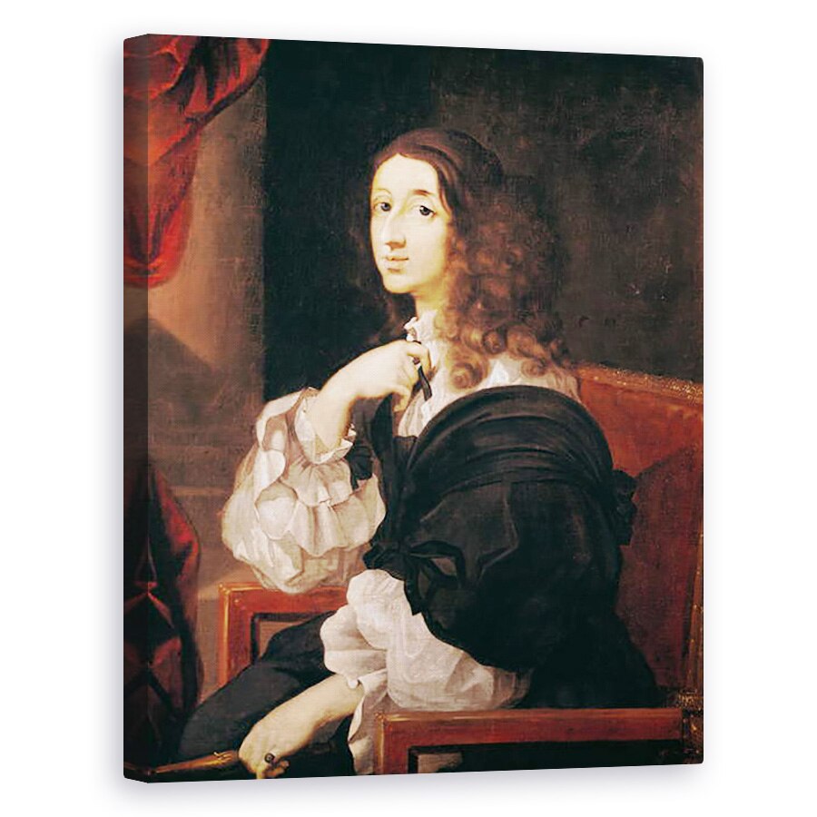 Tablou canvas - Sebastien Bourdon - Regina Christina a Suediei 1626-89, 80 x 100 cm