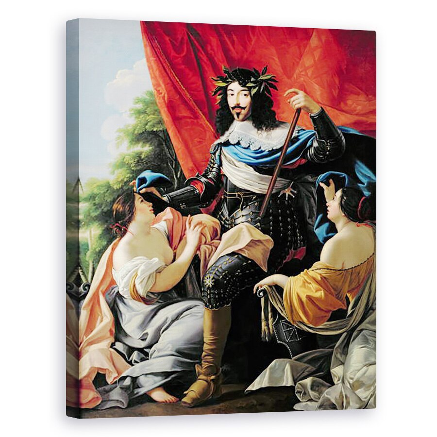 Tablou canvas - Simon Vouet - Ludovic al XIII-lea 1601-43, 80 x 100 cm
