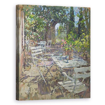 Tablou canvas - Susan Ryder - Terasa, 80 x 100 cm Tablou canvas - Susan Ryder - Terasa, 80 x 100 cm