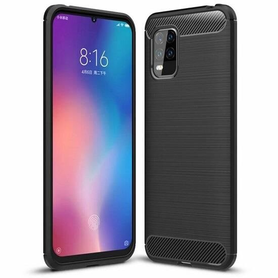 Husa Xiaomi Mi 10 Lite - iberry Carbon Negru