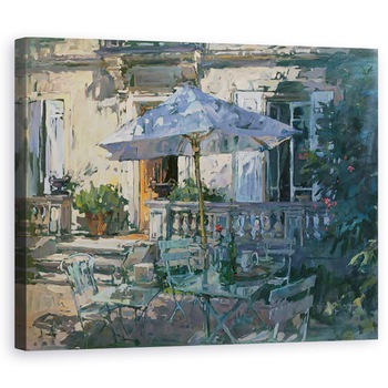 Tablou canvas - Susan Ryder - Umbrela de soare si Rose, 80 x 100 cm Tablou canvas - Susan Ryder - Umbrela de soare si Rose, 80 x 100 cm