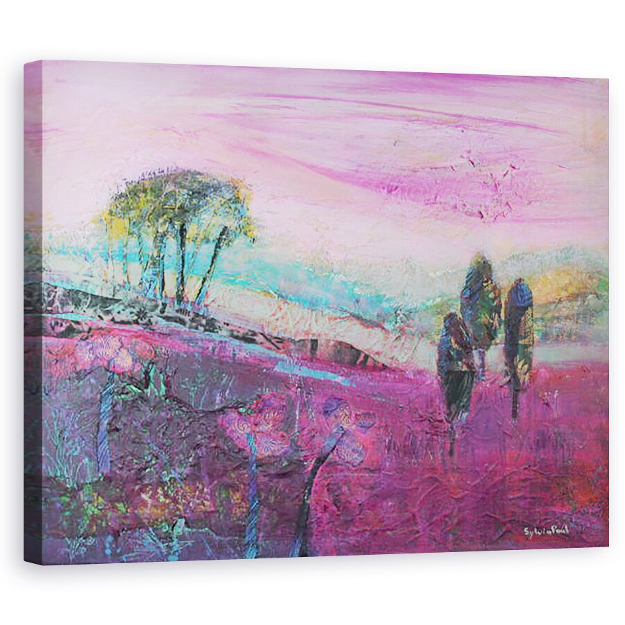 Tablou canvas - Sylvia Paul - Nuanta de ametist, 80 x 100 cm