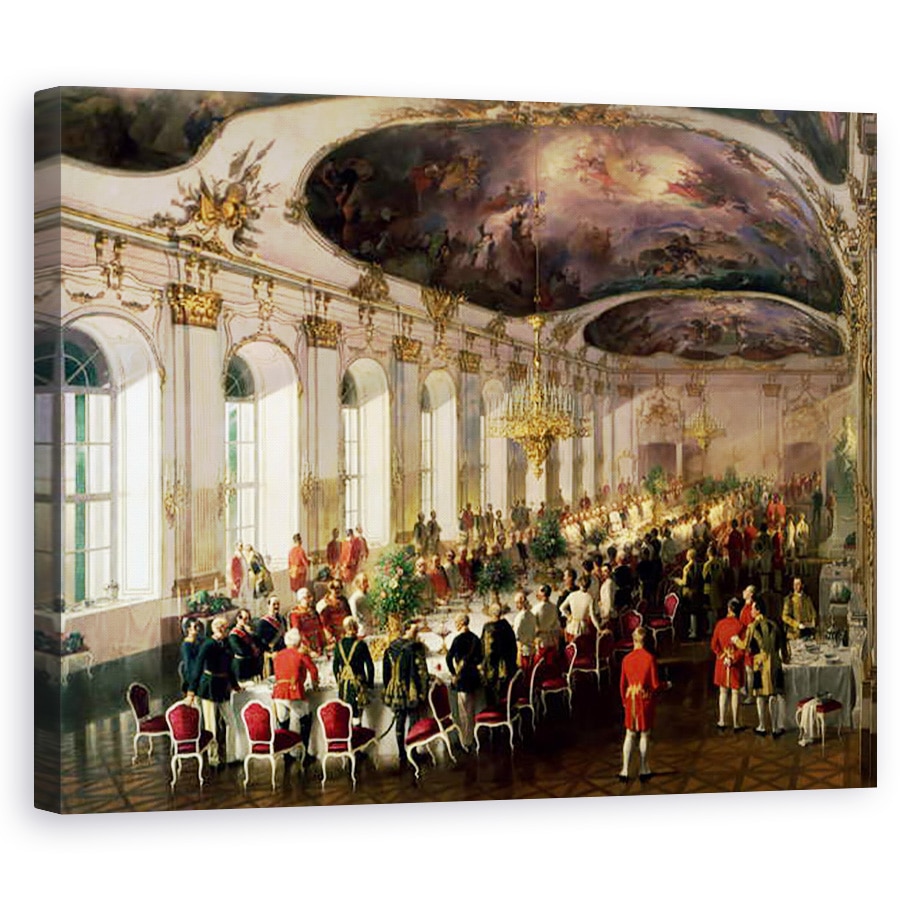 Tablou canvas - Siegmund L'Allemand - Sarbatoarea cu ocazia aniversarii Ordinului Militar al Mariei Tereza, 80 x 100 cm
