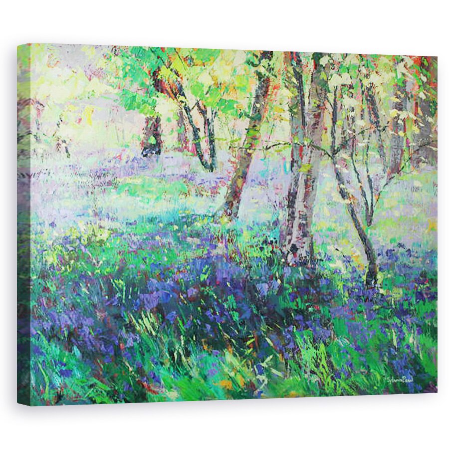 Tablou canvas - Sylvia Paul - Sunshine si Bluebells, 80 x 100 cm