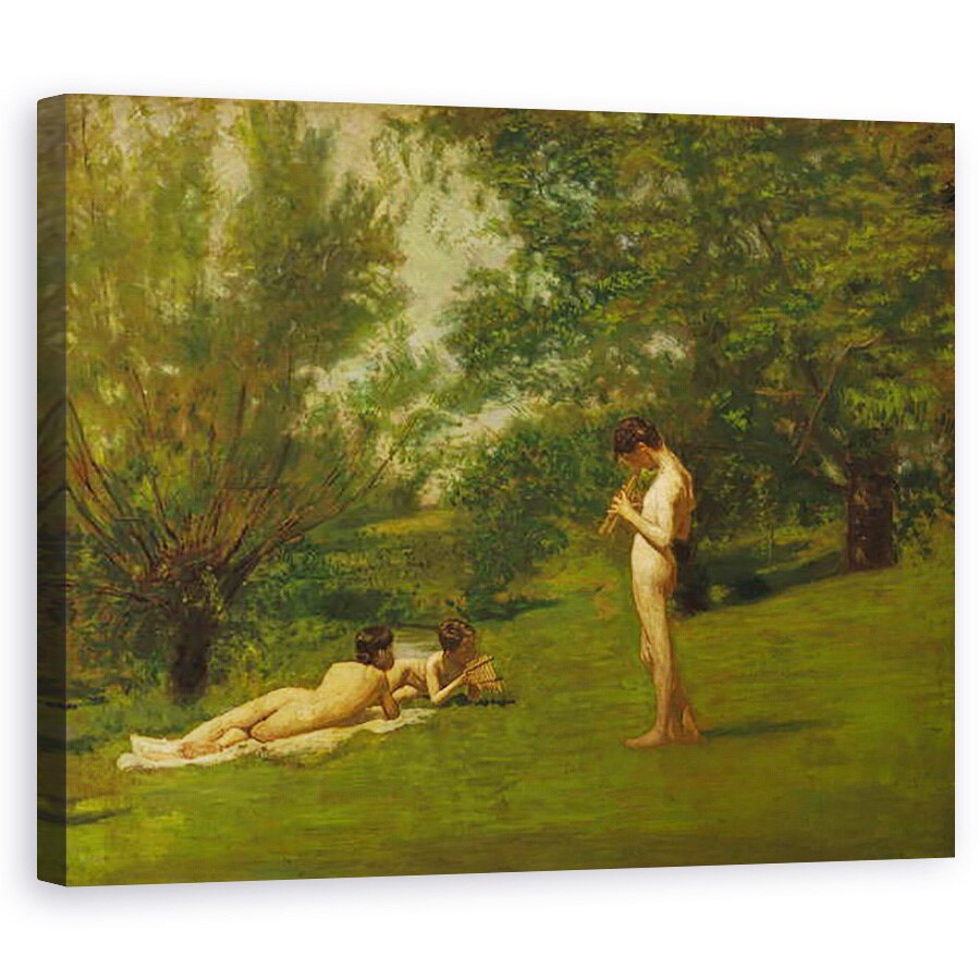 Tablou canvas - Thomas Cowperthwait Eakins - Arcadia, 80 x 100 cm