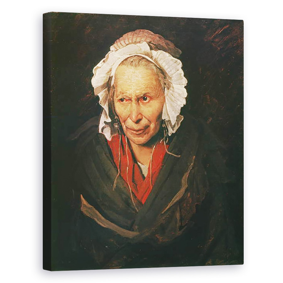 Tablou canvas - Theodore Gericault - Nebuna sau obsesia invidiei, 80 x 100 cm