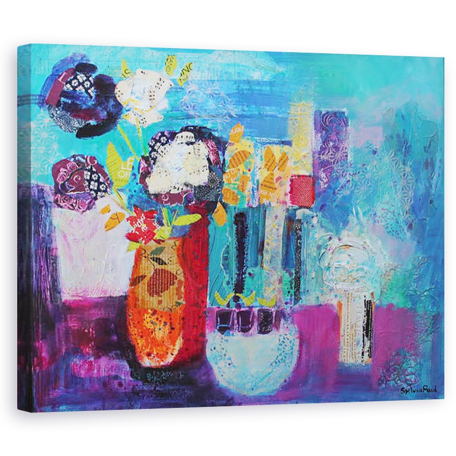 Tablou canvas - Sylvia Paul - Albastru Beyond 2013, 80 x 100 cm